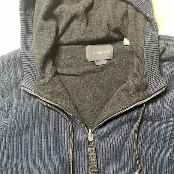 EXCELLENT CONDITION - ENERGIE HOODIE LINED WITH FLEECE ON THE INSIDE - Picture 3 of 9